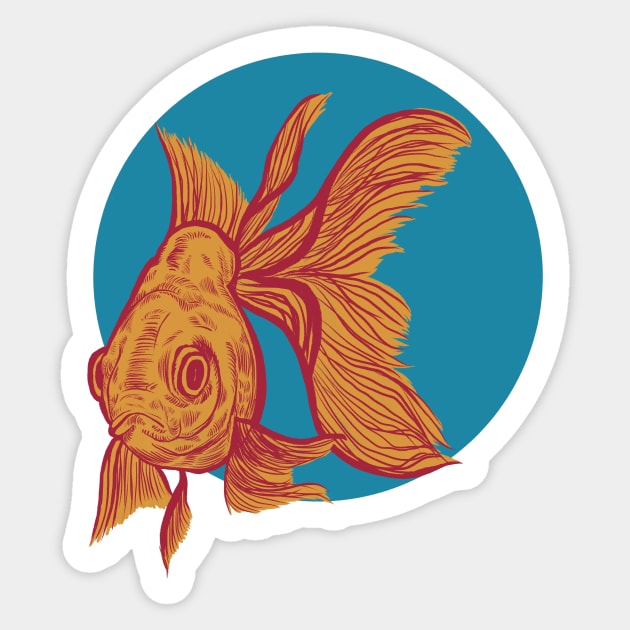 Wish a wish from the Goldfish Sticker by SosiCreatesArt